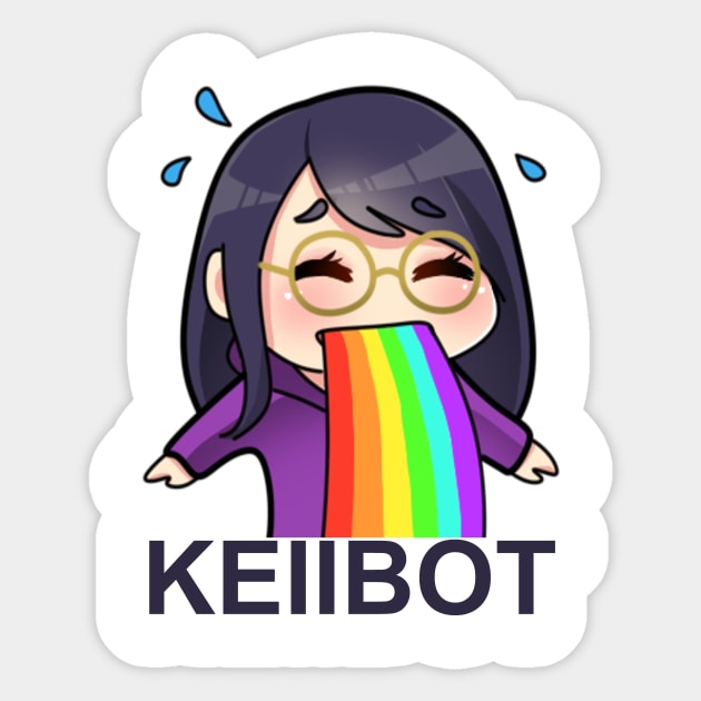 KeiiPuke (D font) Sticker by keiibot